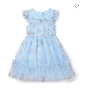 Like New Disney Frozen x Janie and Jack Snowflake Dress